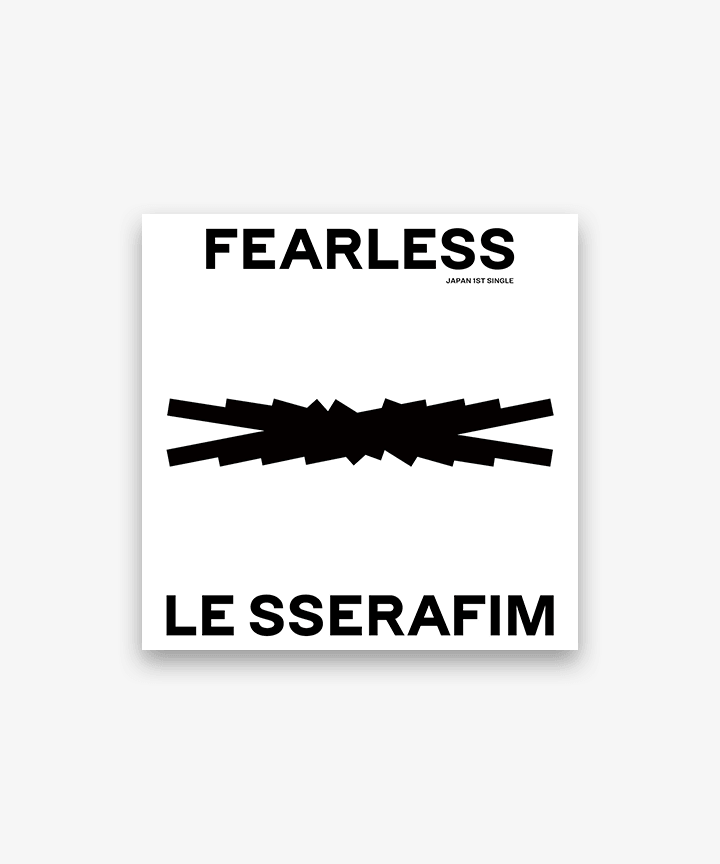 LE SSERAFIM - FEARLESS - Japan 1st Single (Standard Version)