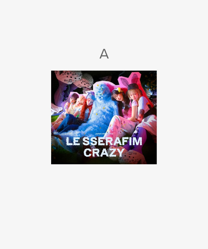 LE SSERAFIM - CRAZY - 3rd Japan Single (Limited Edition A)
