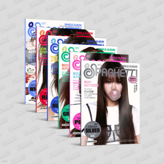 LE SSERAFIM - SPAGHETTI - 1st Single Album (Compact Ver.)