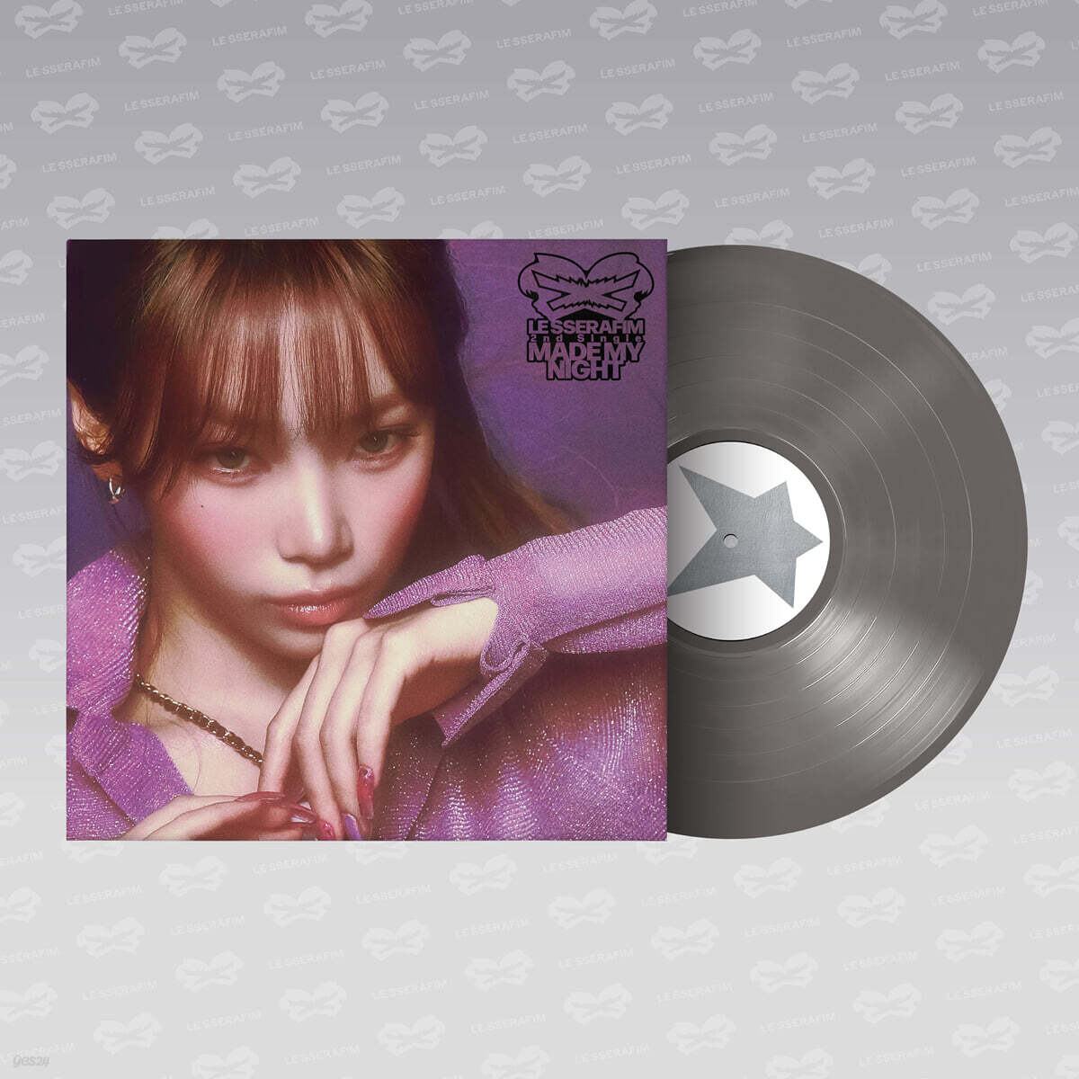 (Pre-Order) LE SSERAFIM - Made My Night - 2nd Single Album (Vinyl Ver. / CHIC SILVER)