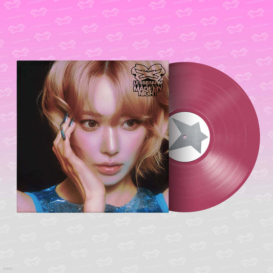 (Pre-Order) LE SSERAFIM - Made My Night - 2nd Single Album (Vinyl Ver. / HOT PINK)