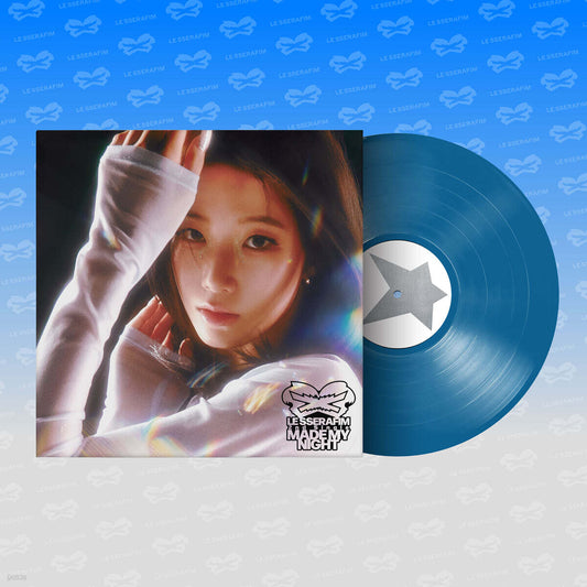 (Pre-Order) LE SSERAFIM - Made My Night - 2nd Single Album (Vinyl Ver. / SKY BLUE)