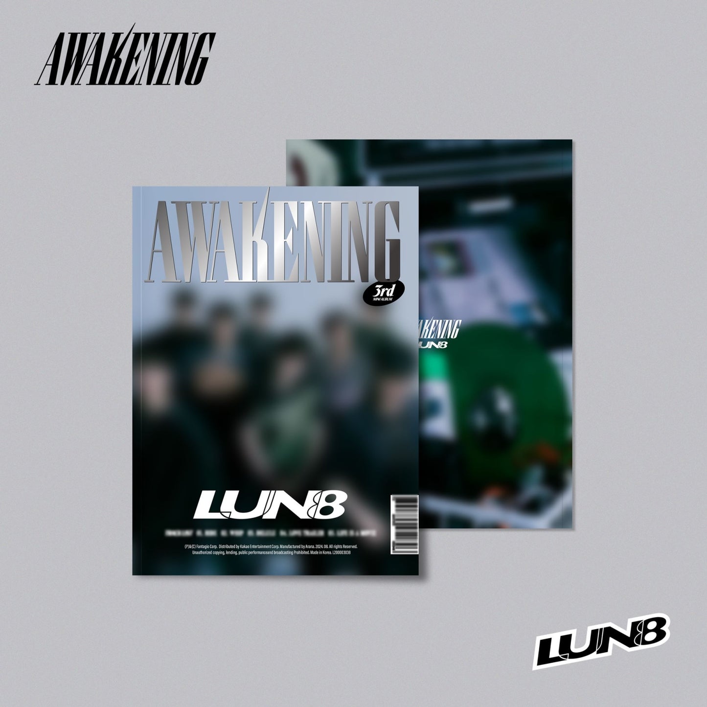 LUN8 - AWAKENING - 3rd Mini Album (Hip Ver.)