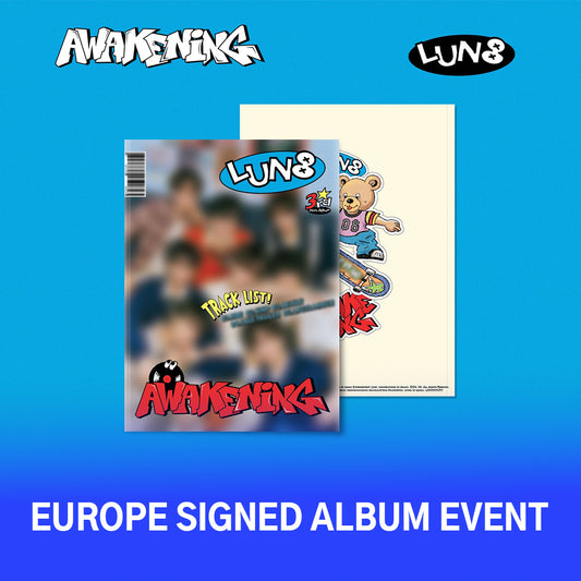 (MEMBER SIGNED) LUN8 - AWAKENING - 3rd Mini Album (Nerd Ver.)