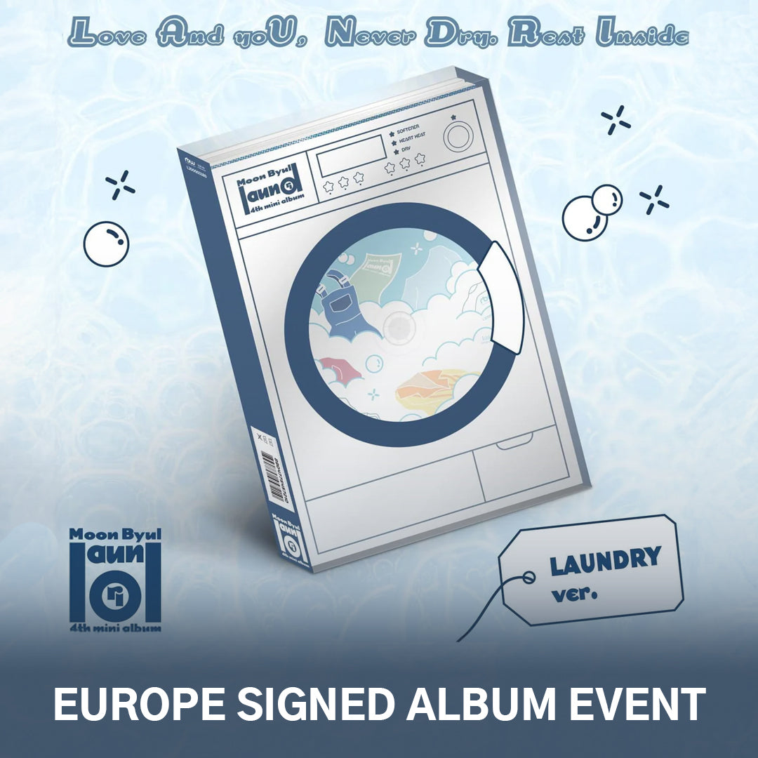(SIGNED) MOON BYUL (Mamamoo) - laundri - 4th Mini Album (LAUNDRY Ver.)