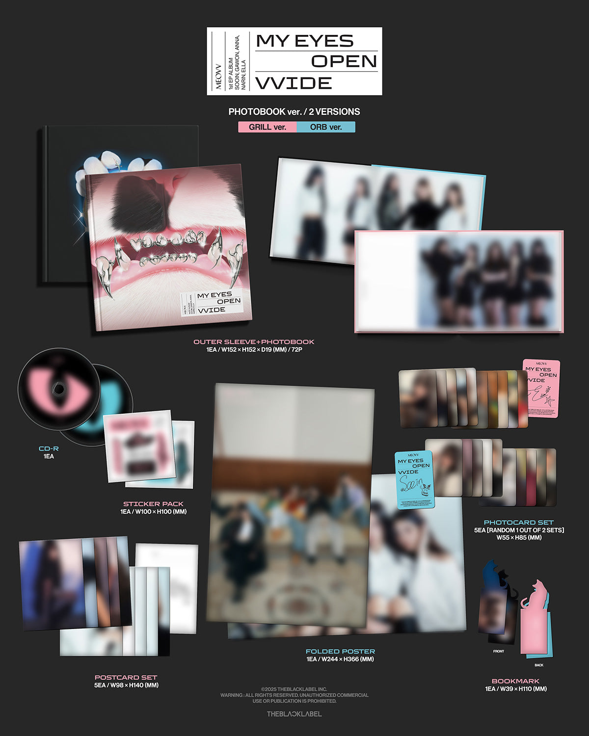 MEOVV - MY EYES OPEN VVIDE - 1st EP Album