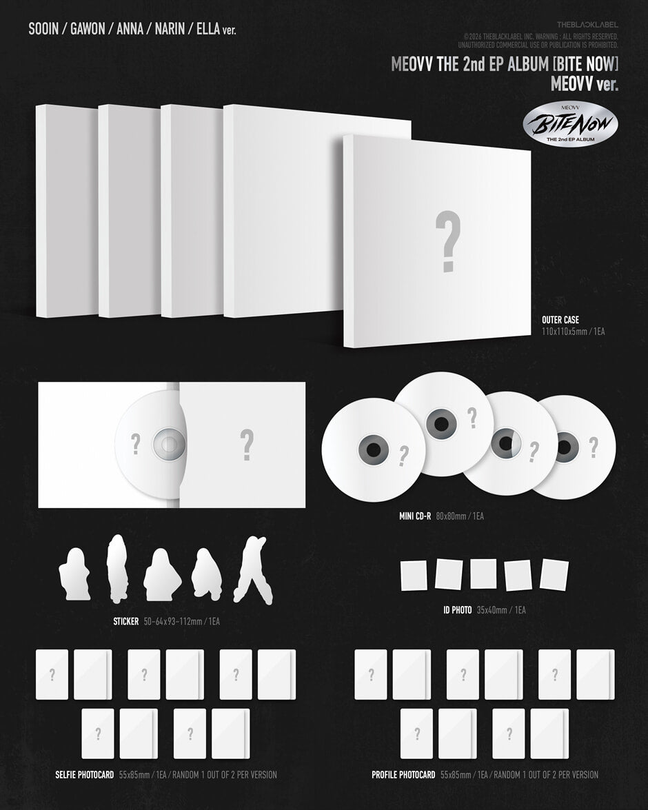 (Pre-Order) MEOVV - BITE NOW - 2nd EP Album (MEOVV Ver.)