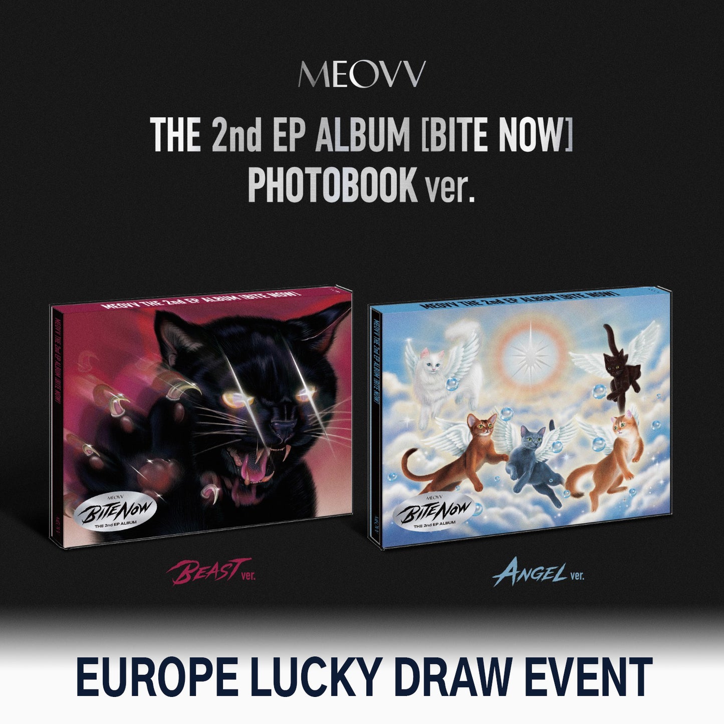 (Pre-Order + EUROPE LUCKY DRAW EVENT) MEOVV - THE 2nd EP ALBUM [BITE NOW] (Photobook ver.)