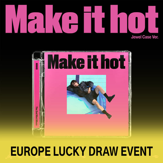 (Pre-Order + EUROPE LUCKY DRAW EVENT) Minho (SHINee) - Make it hot - The 2nd Mini Album (Jewel Case Ver.)