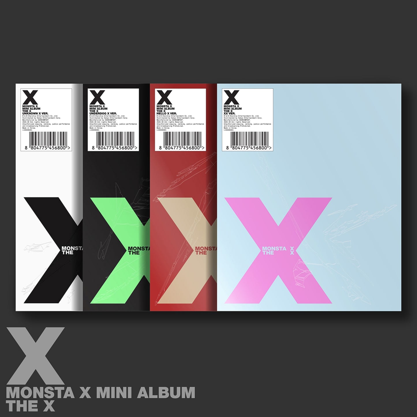 MONSTA X - THE X - 13th Mini Album (Standard Ver.)