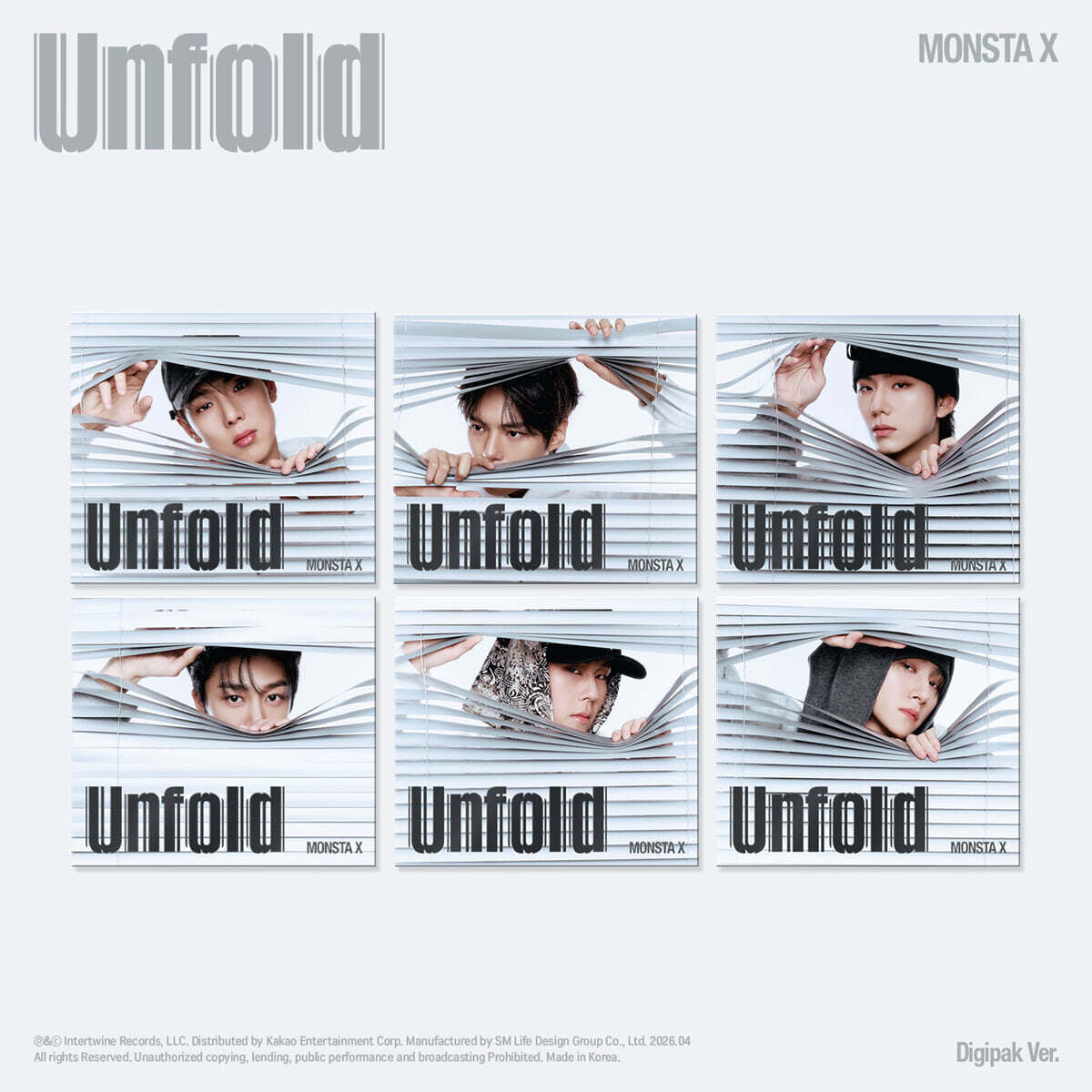 MONSTA X - UNFOLD - America Full Album (Digipack Ver.)