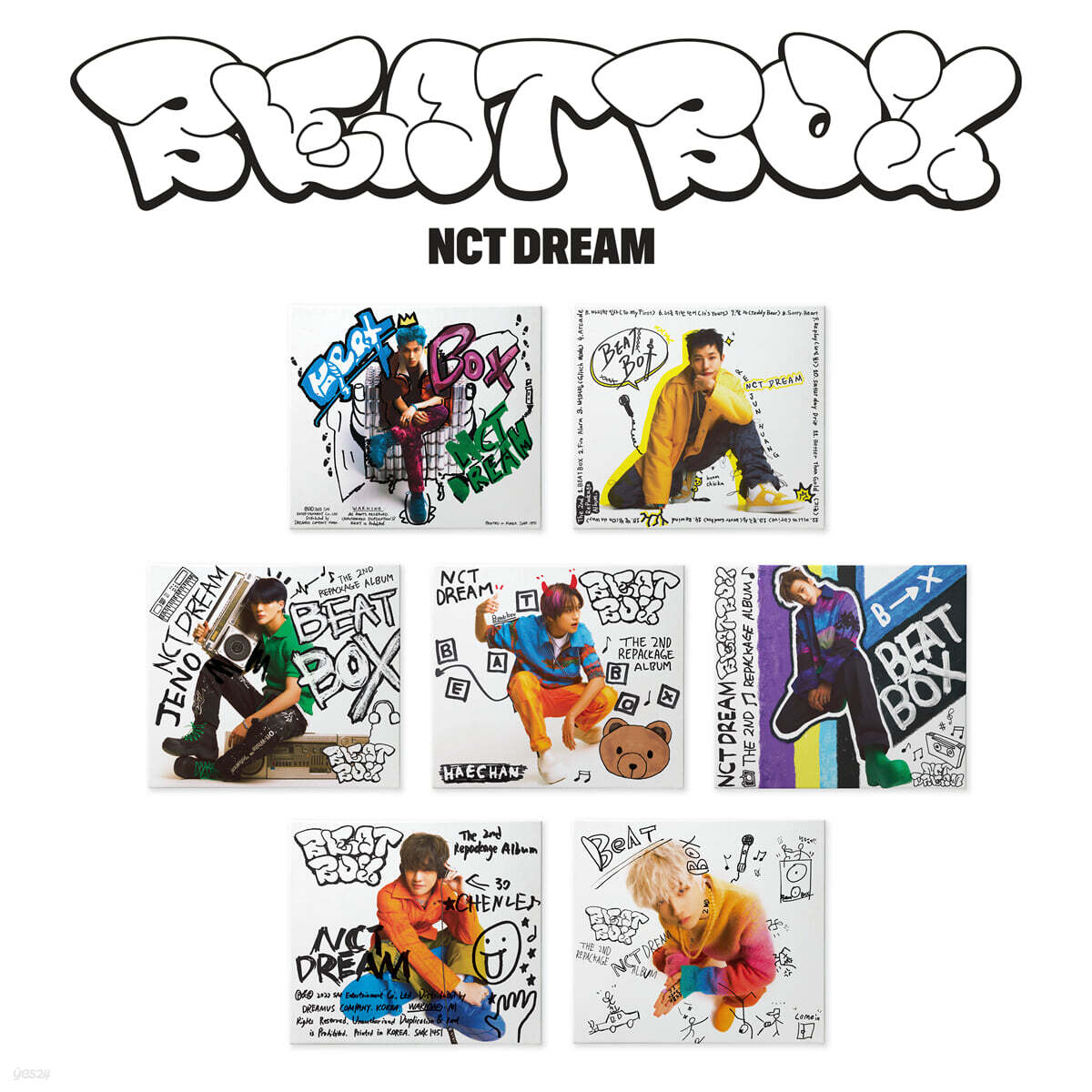 NCT DREAM - Beatbox - 2nd Album Repackage (Digipack Ver.)