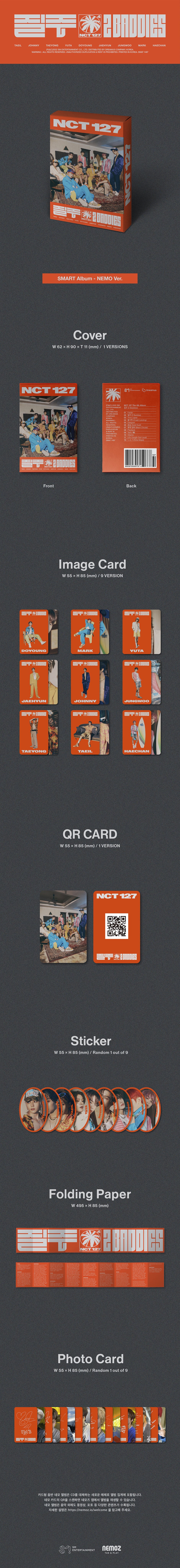 NCT 127 - 질주(2 Baddies) - 4th Album (Nemo Ver.)