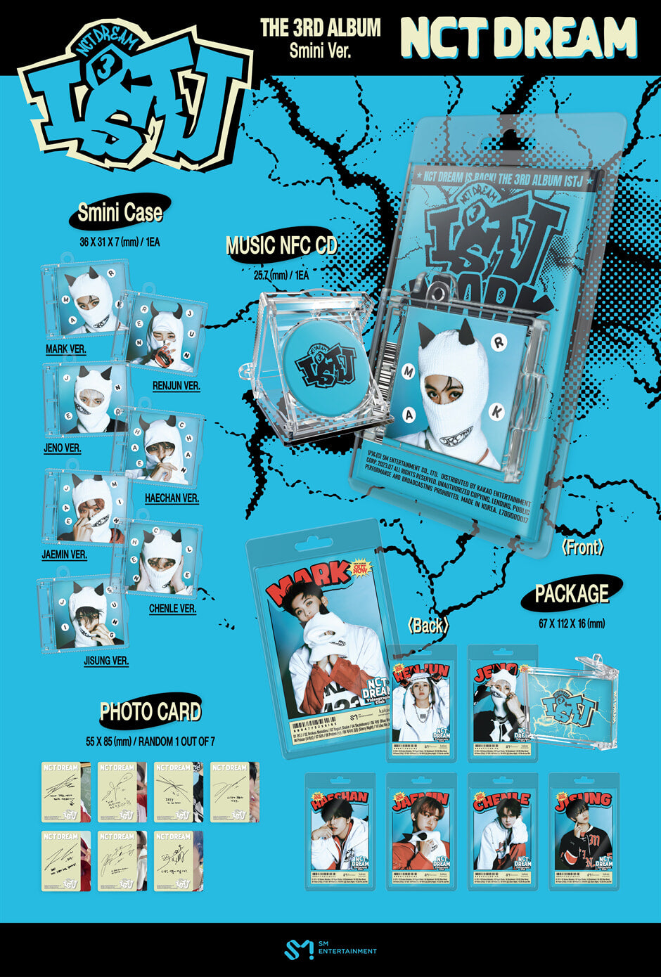 NCT DREAM - ISTJ - 3rd Full Album (SMini Ver.)