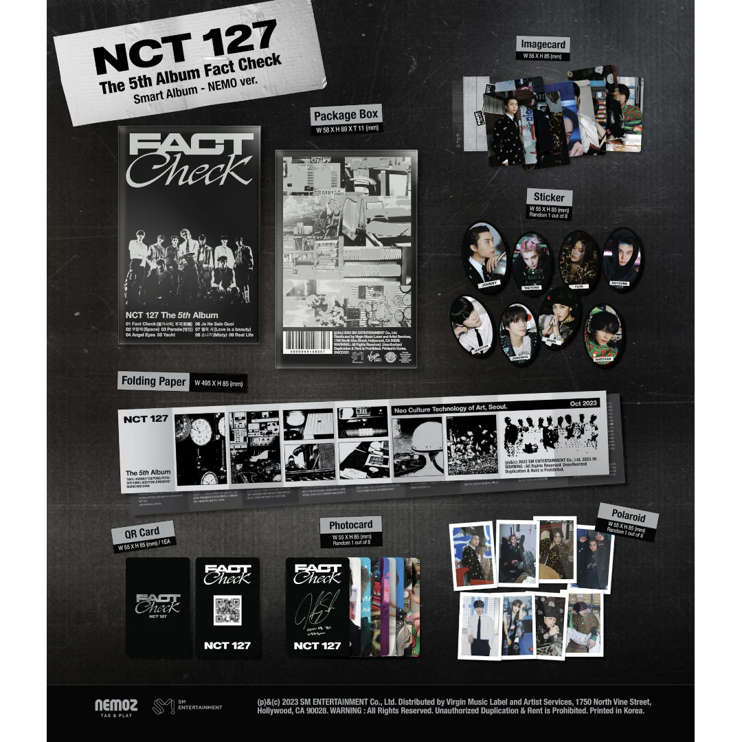 NCT 127 - Fact Check - 5th Album (Storage Ver.)