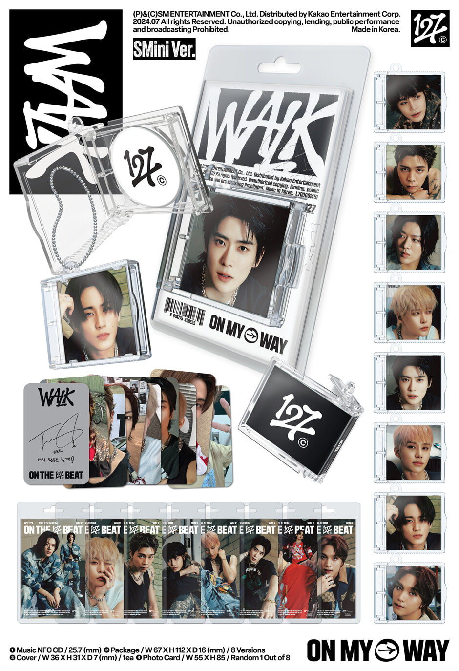 NCT 127 - WALK - 6th Album (SMini Ver.)