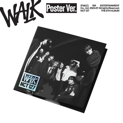NCT 127 - WALK - 6th Album (Poster Ver.)