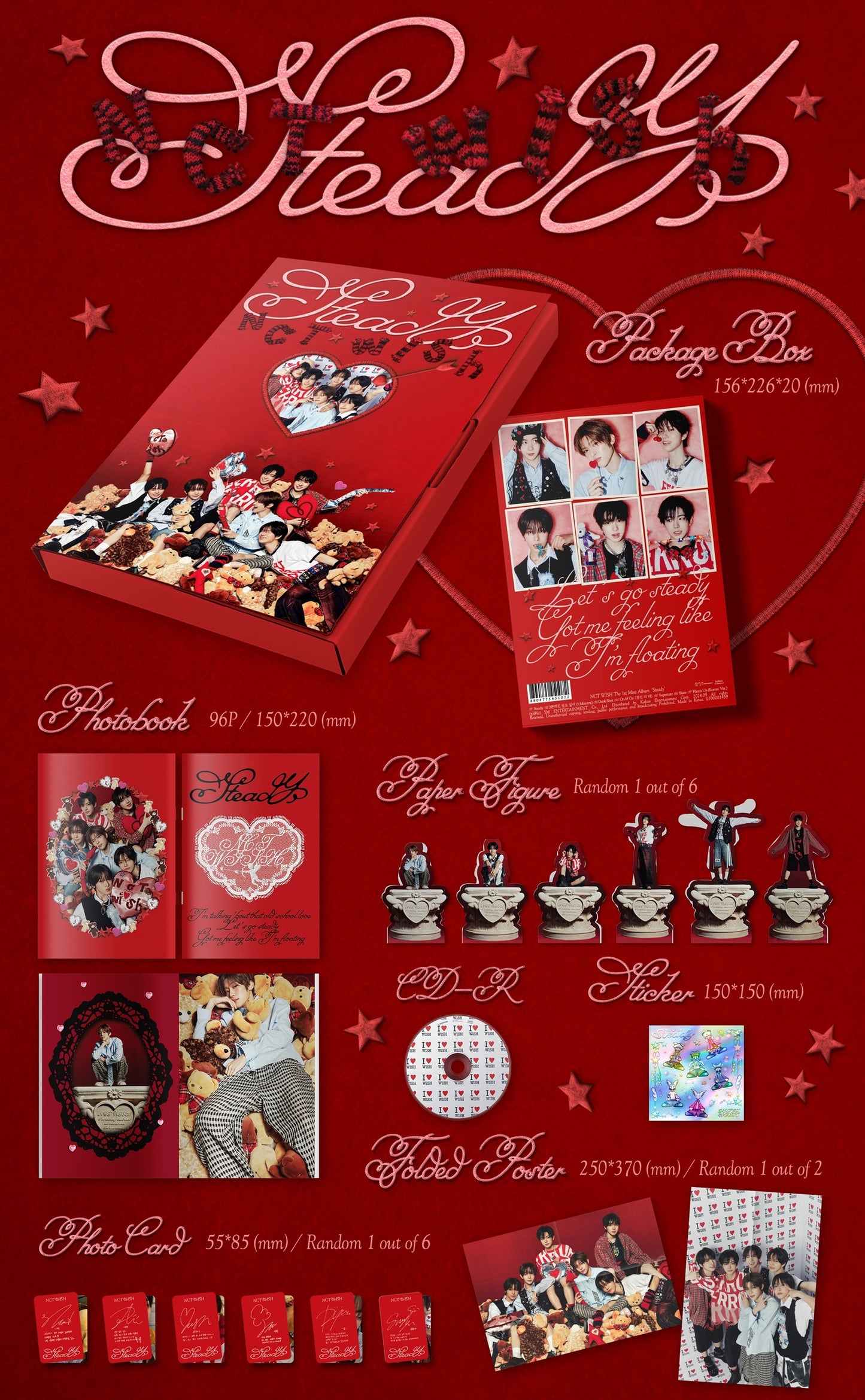 NCT WISH - Steady - 1st Mini Album (Photobook Ver.)