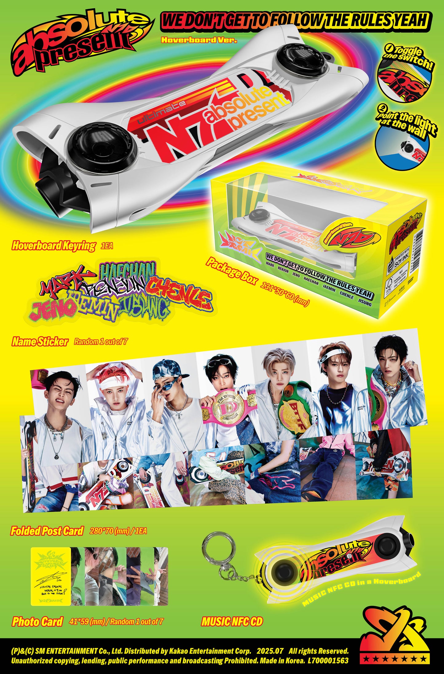NCT DREAM - Go Back To The Future - 5th Mini Album (Hoverboard Ver.)