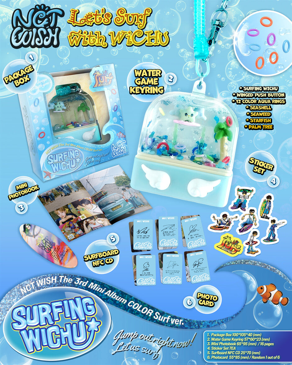 NCT WISH - COLOR - 3rd Mini Album (Surf Ver.)