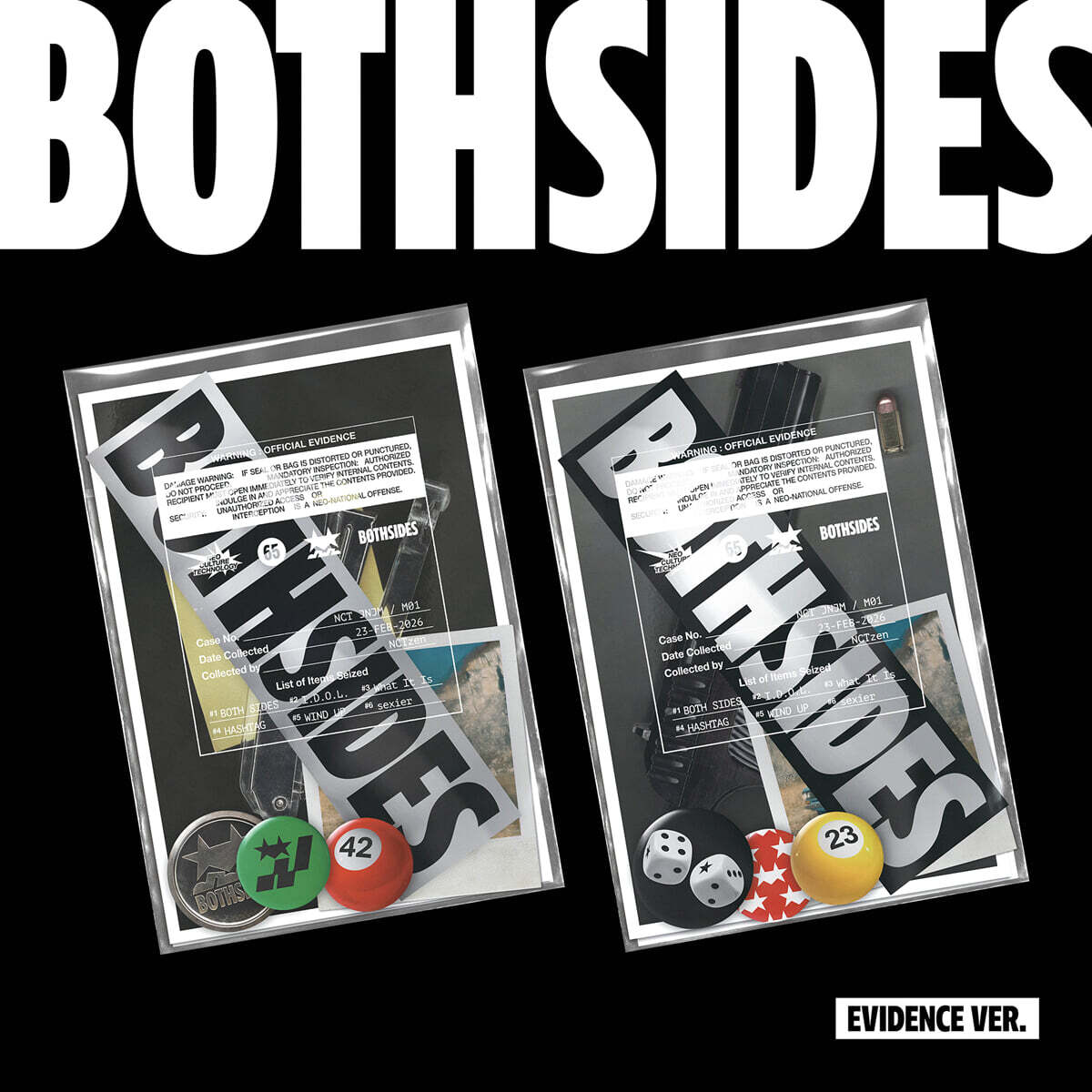 NCT JNJM - BOTH SIDES - 1st Mini Album (Evidence Ver.)