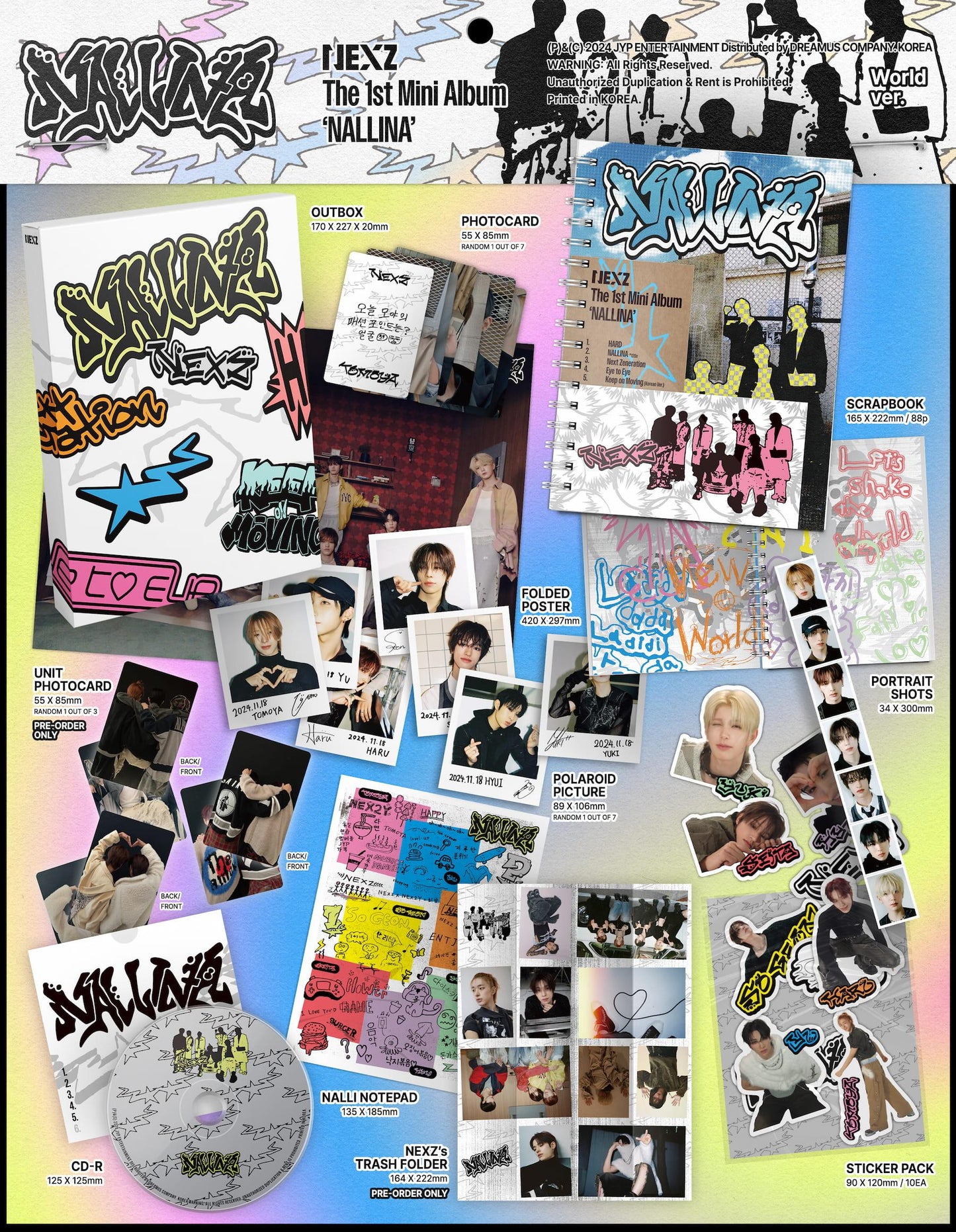 NEXZ - NALLINA - 1st Mini Album (Special / World Ver.)