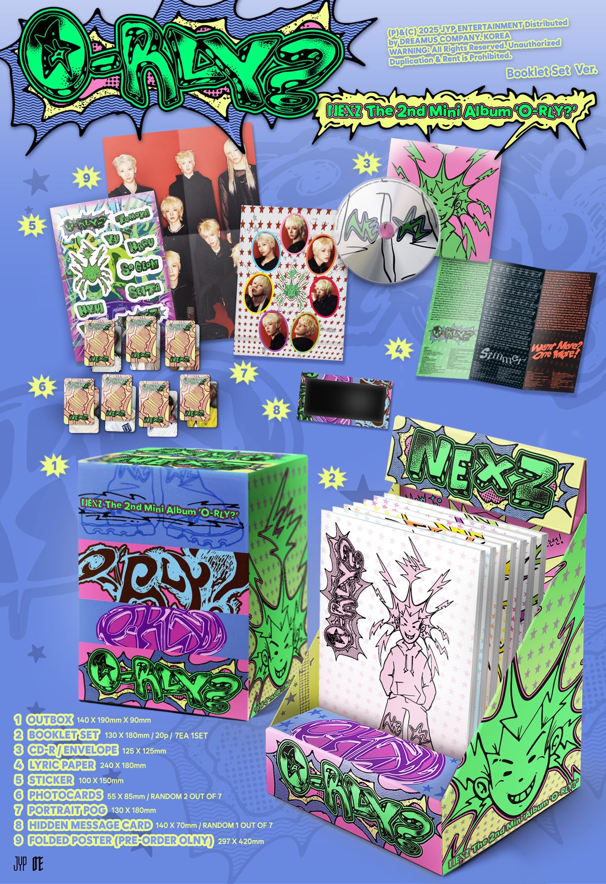 NEXZ - O-RLY? - 2nd Mini Album (Booklet Set / Special Ver.)