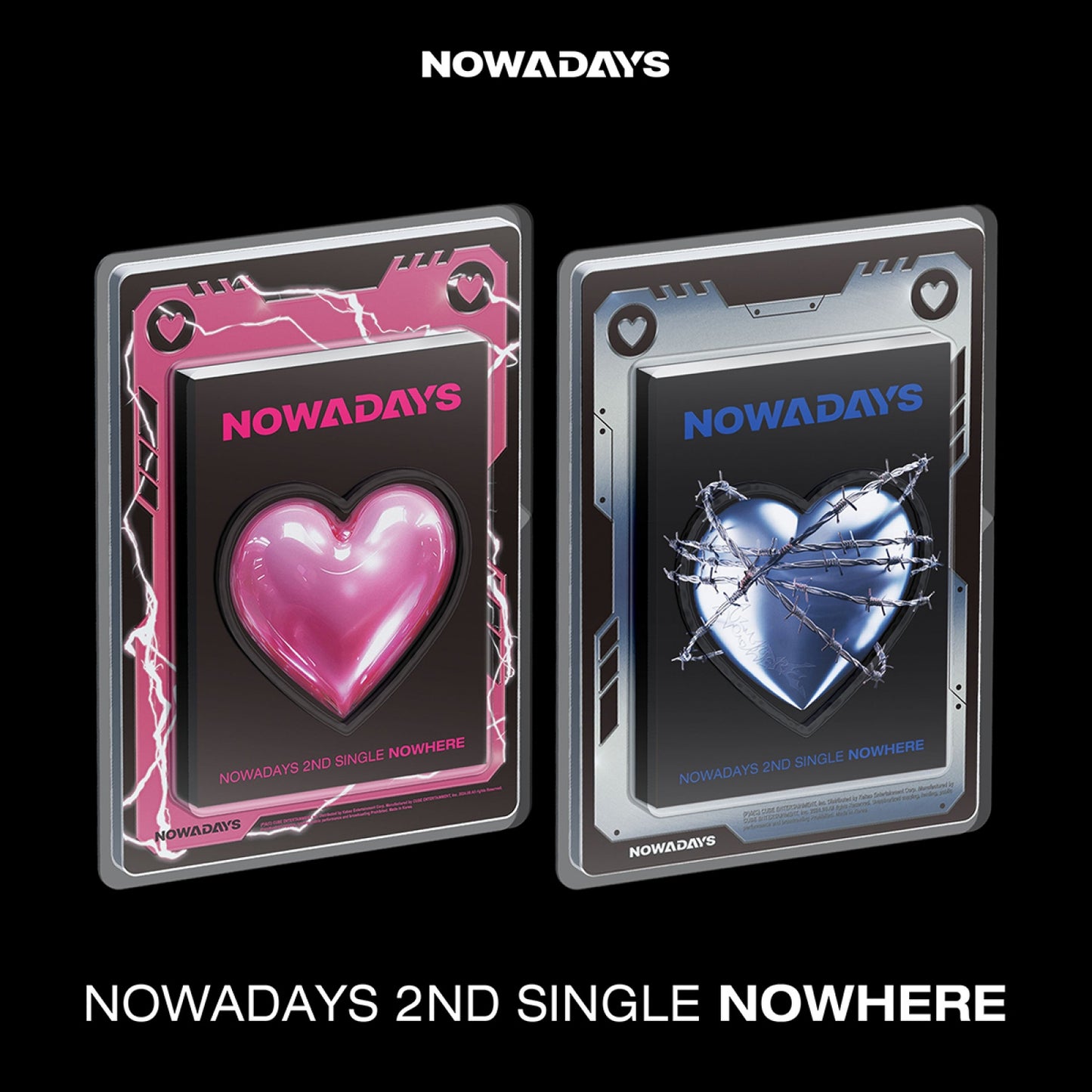 NOWADAYS - NOWHERE - 2nd Single Album (Here Ver. / Where Ver.)