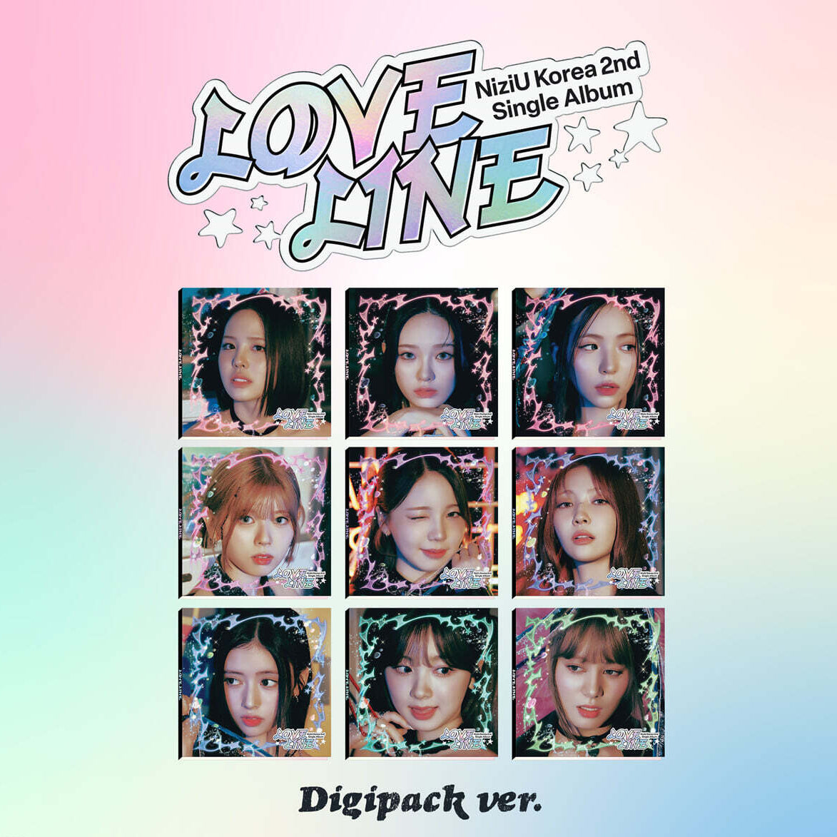NiziU - LOVE LINE - 2nd Korean Single (Digipack Ver.)