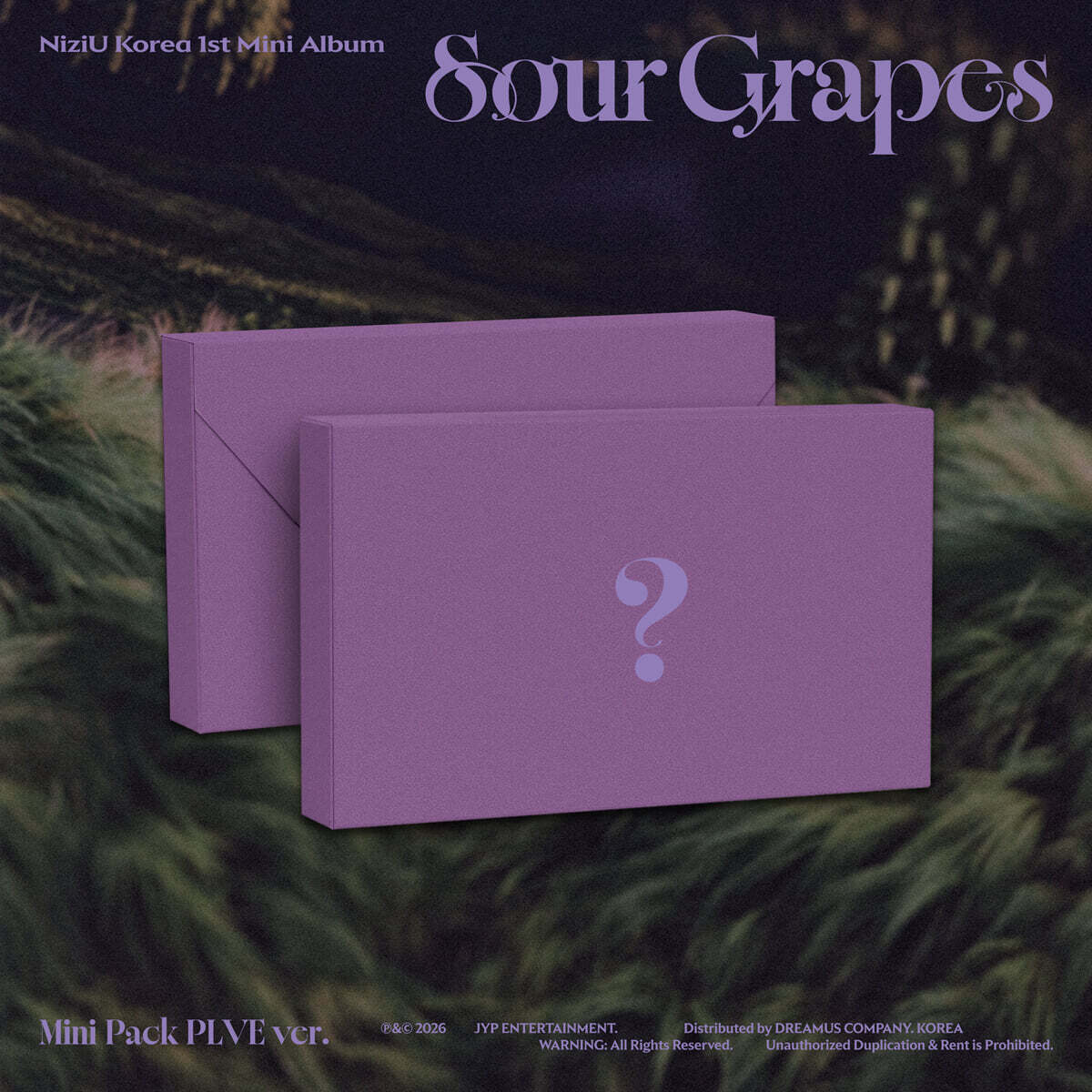 (Pre-Order) NiziU - Sour Grapes - 1st Mini Album (Mini Pack PLVE Ver.)