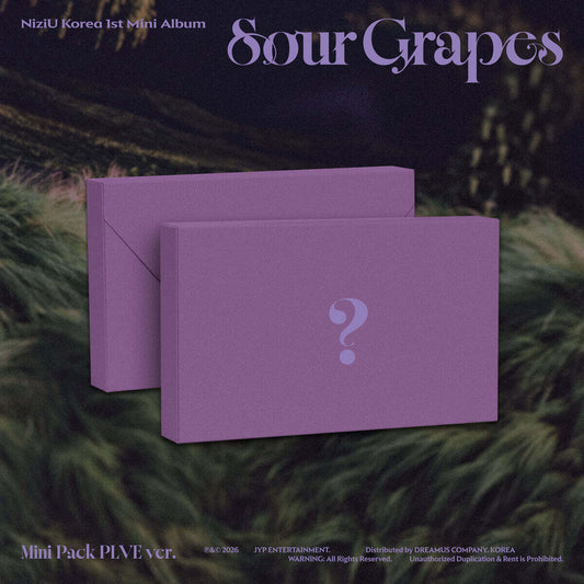 (Pre-Order) NiziU - Sour Grapes - 1st Mini Album (Mini Pack PLVE Ver.)