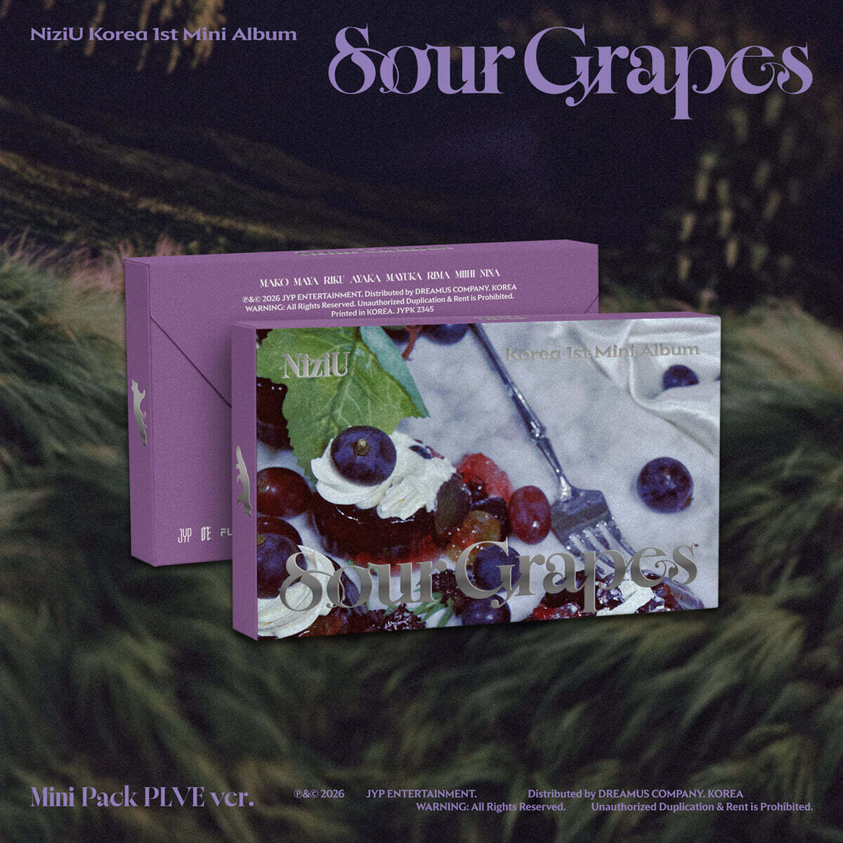 (Pre-Order) NiziU - Sour Grapes - 1st Mini Album (Mini Pack PLVE Ver.)
