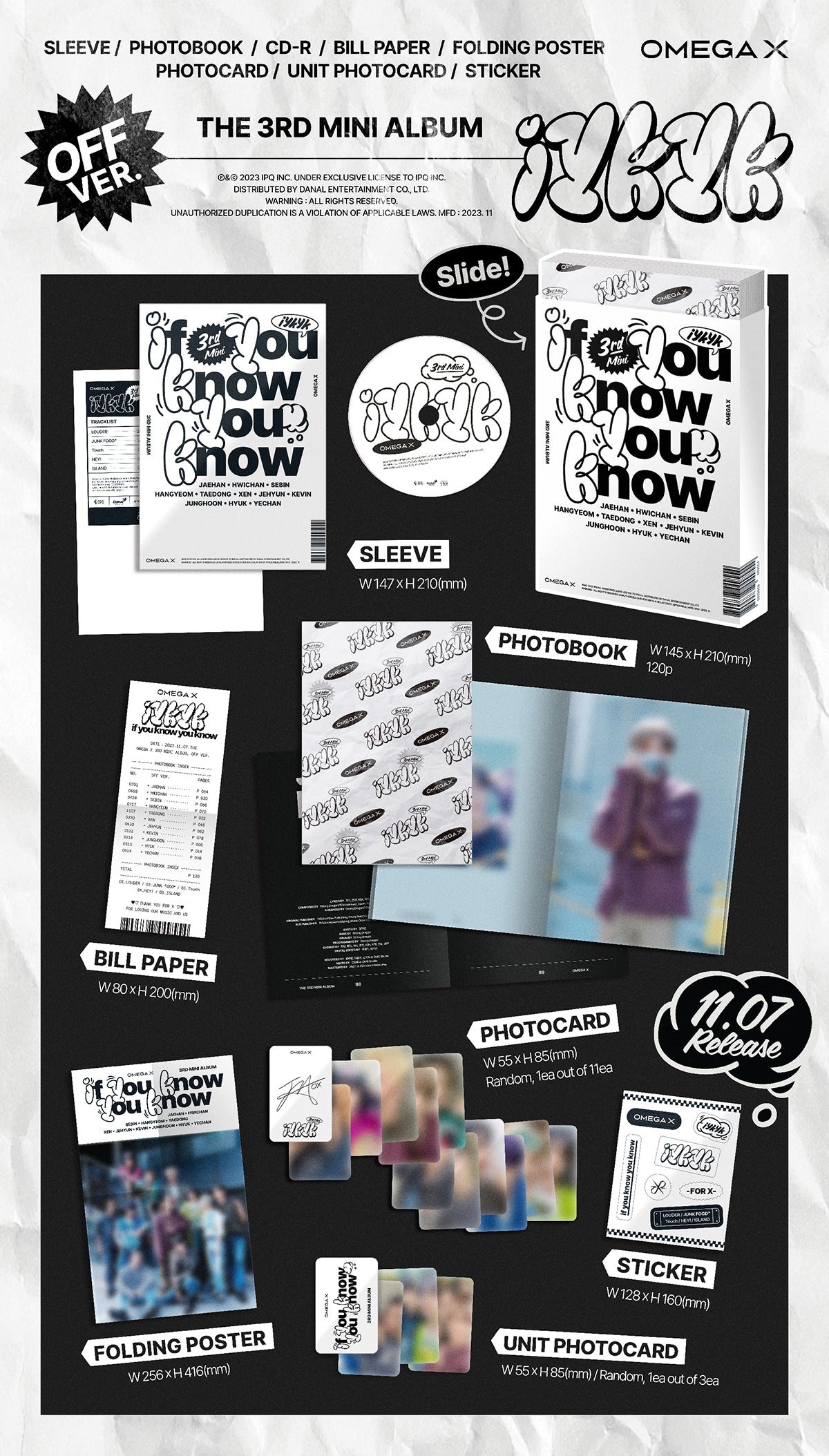 OMEGA X - iykyk - 3rd Mini Album