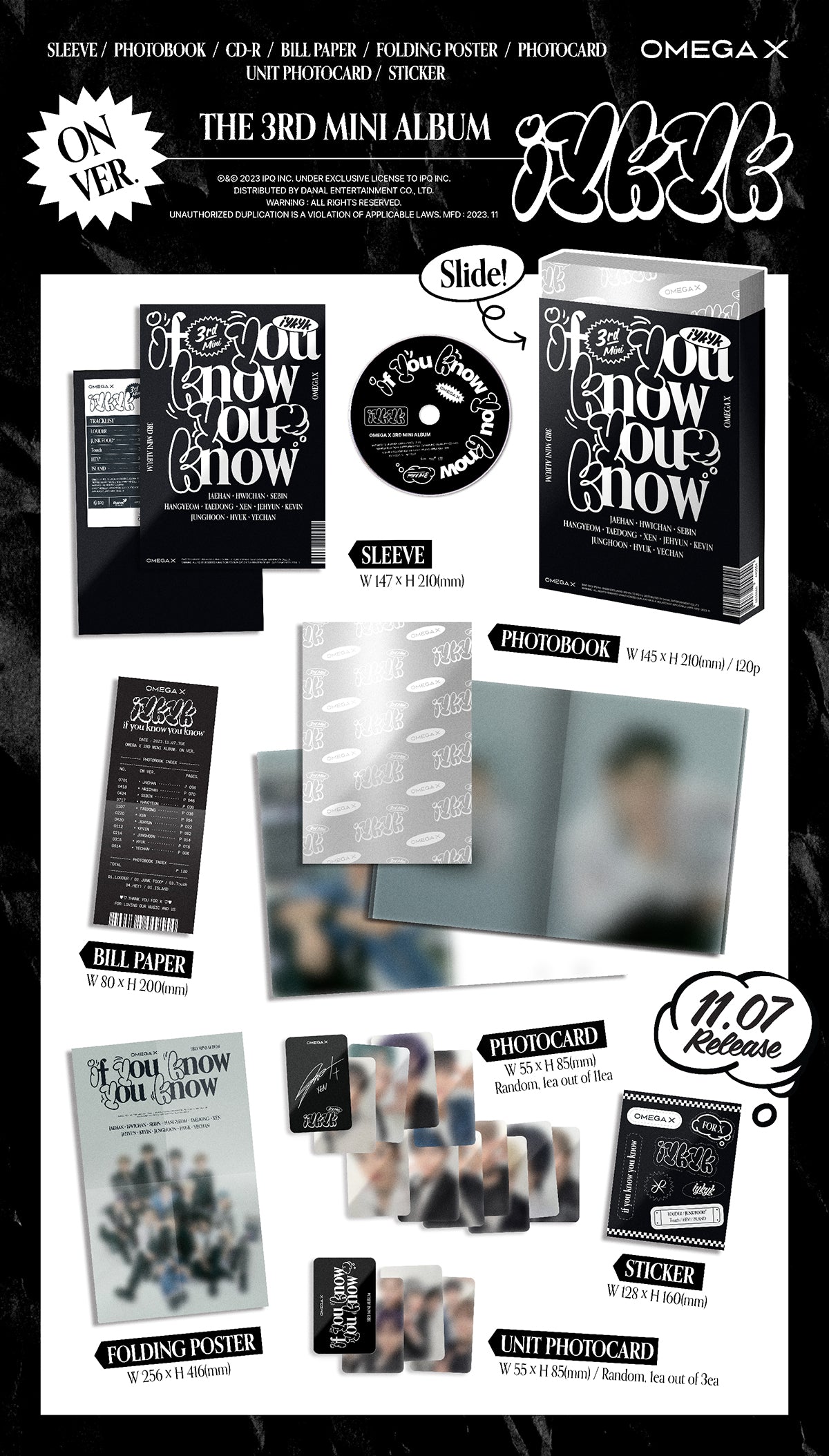 OMEGA X - iykyk - 3rd Mini Album