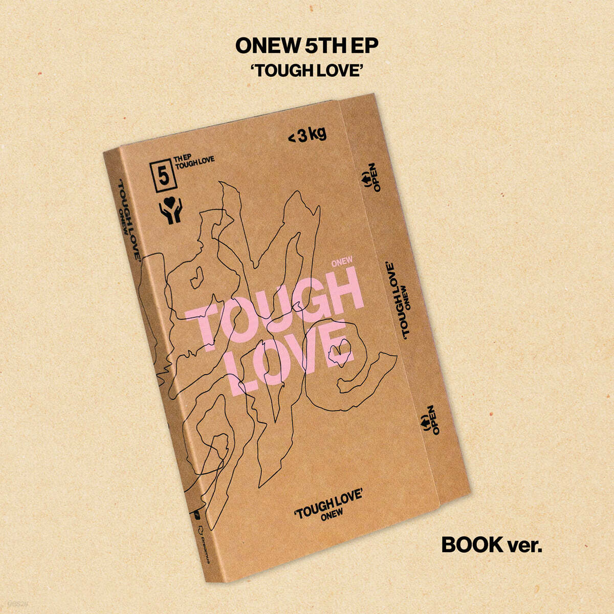 (Pre-Order + POB) ONEW (SHINee) - TOUGH LOVE - 5th Mini Album (Book Ver.)