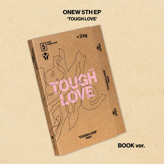 (Pre-Order + POB) ONEW (SHINee) - TOUGH LOVE - 5th Mini Album (Book Ver.)