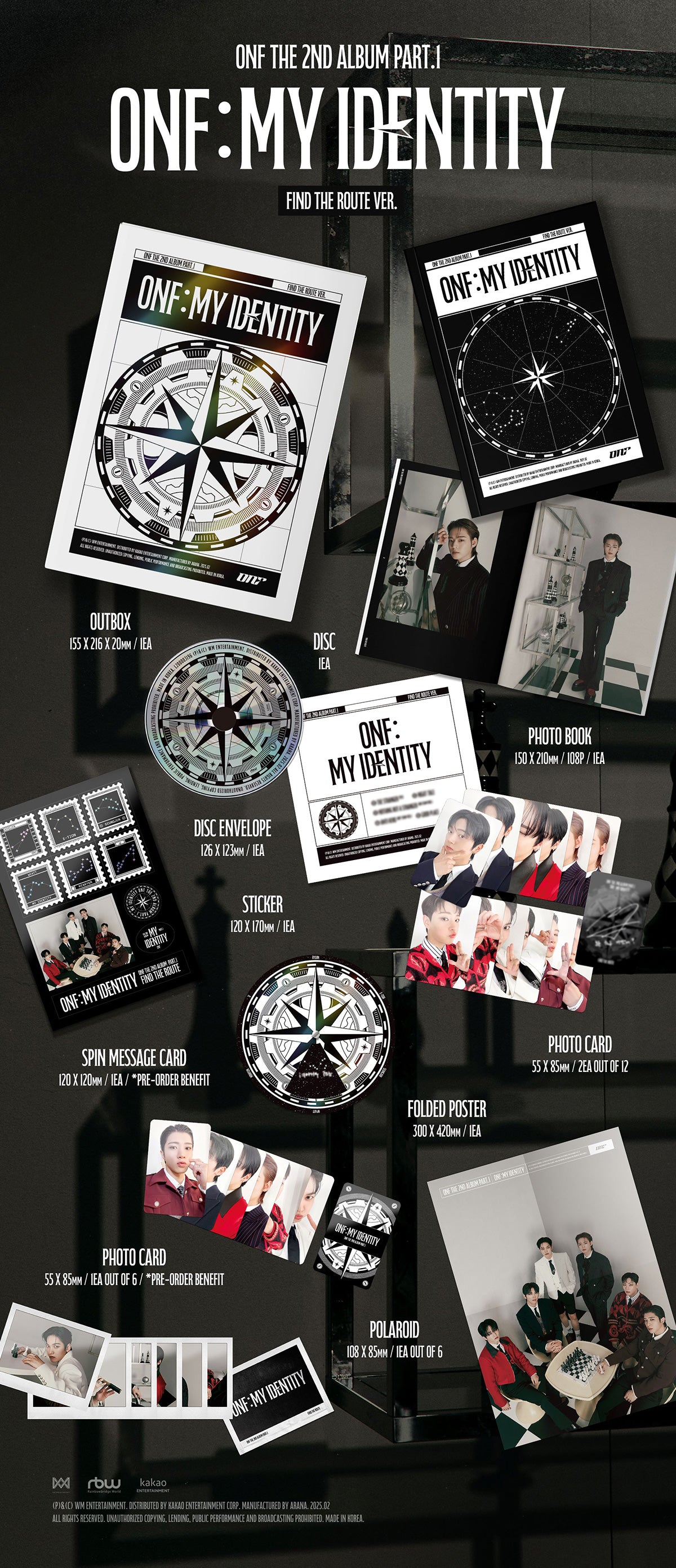 ONF - ONF: MY IDENTITY - 2nd Album Part.1 (Standard Ver.)