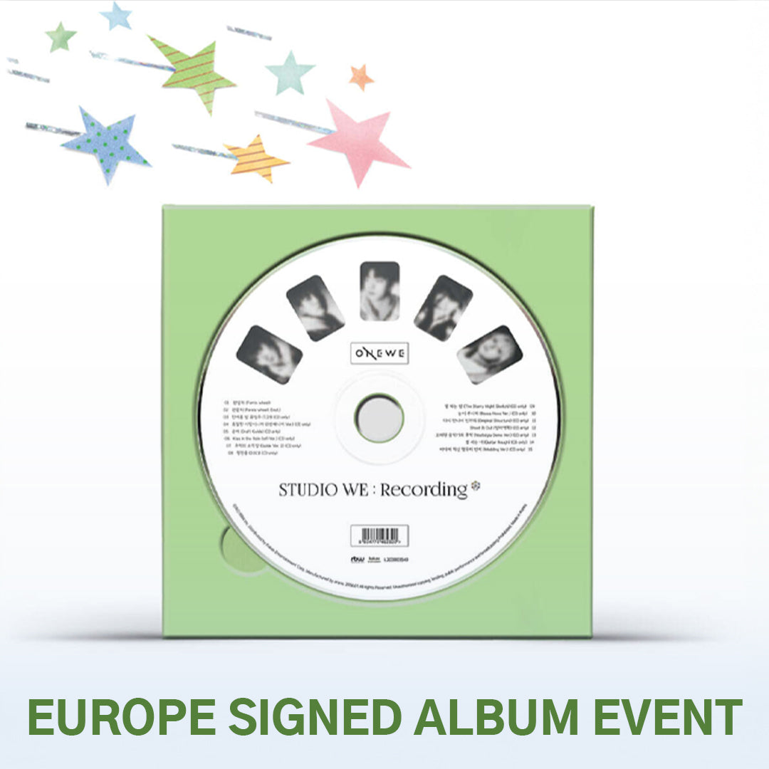 (Pre-Order + EUROPE SIGNED ALBUM EVENT) ONEWE - STUDIO WE: Recording #4 - Album