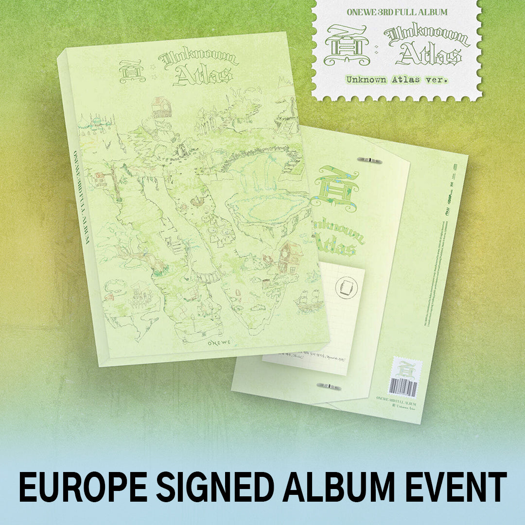 (Pre-Order + EUROPE SIGNED ALBUM EVENT) ONEWE - 面 : Unknown Atlas - 3rd Full Album (Unknown Atlas Ver.)