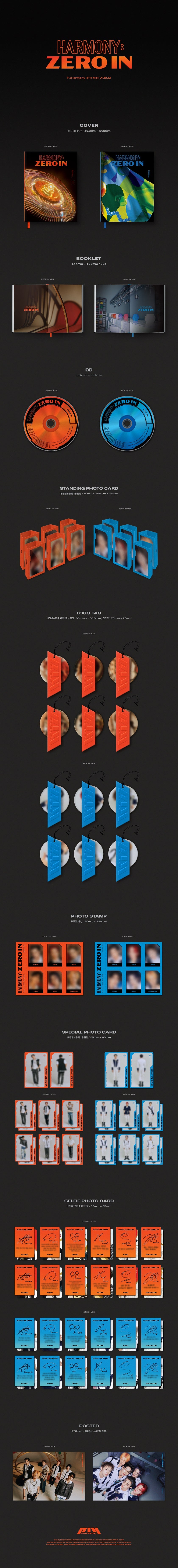 P1HARMONY - HARMONY : ZERO IN - 4th Mini Album