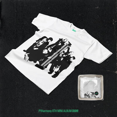 P1Harmony - DUH! - 8th Mini Album (MD/Plain White T Ver.)