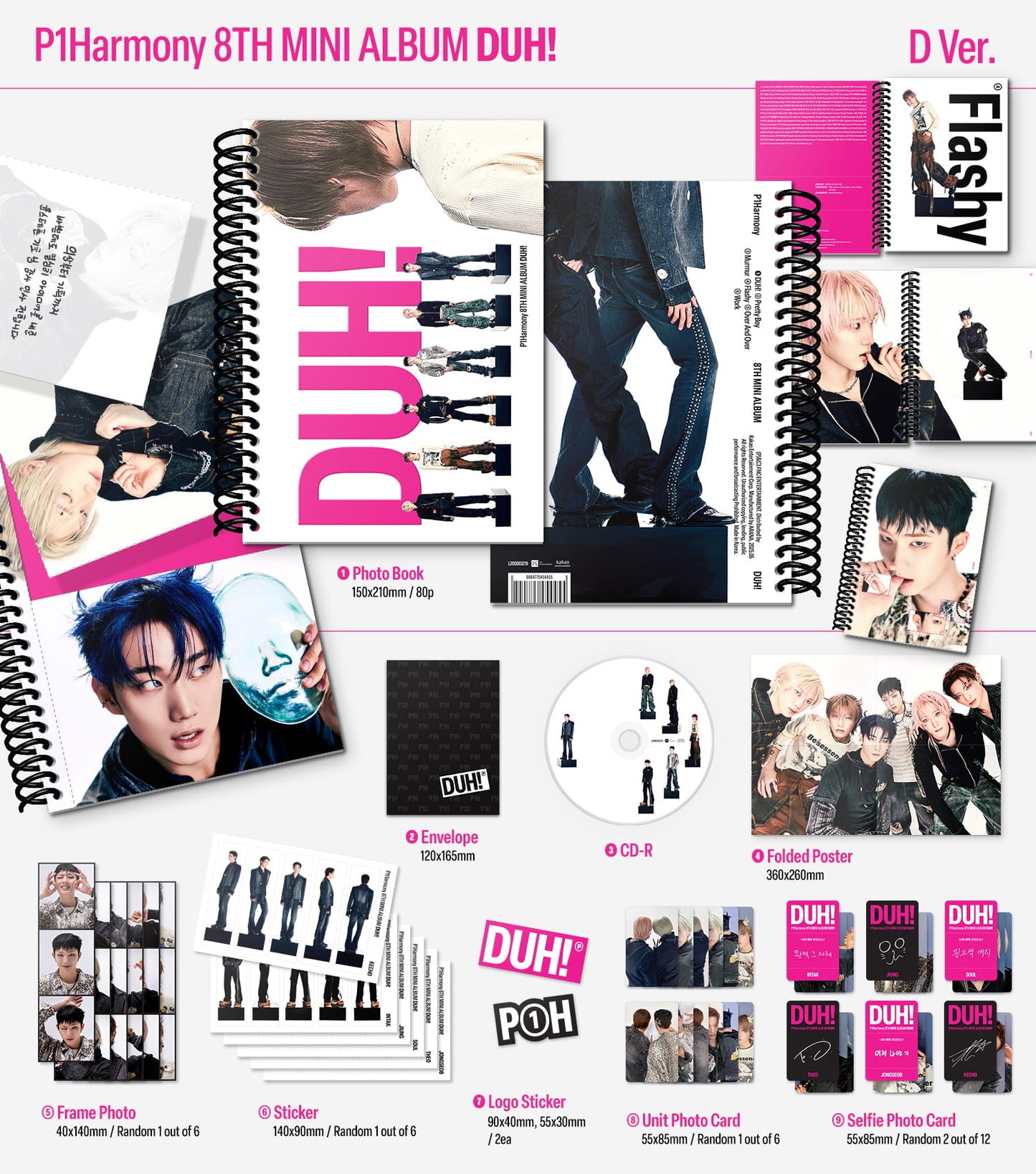 P1Harmony - DUH! - 8th Mini Album