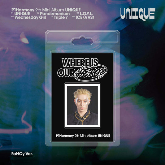 (Pre-Order) P1Harmony - UNIQUE - 9th Mini Album (FaNCy Ver.)