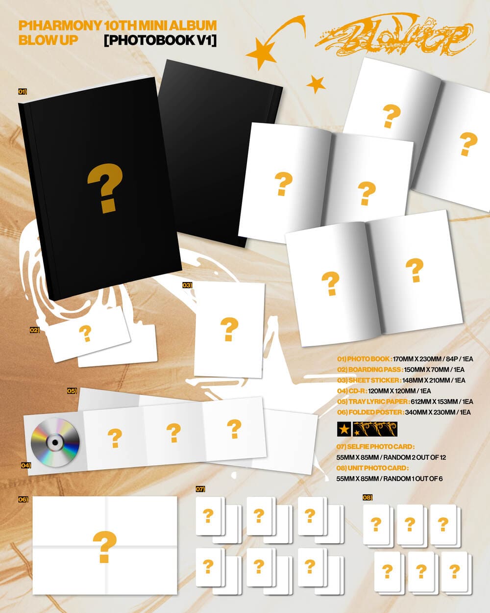 (Pre-Order) P1Harmony - BLOW UP - 10th Mini Album (Photobook Ver.)