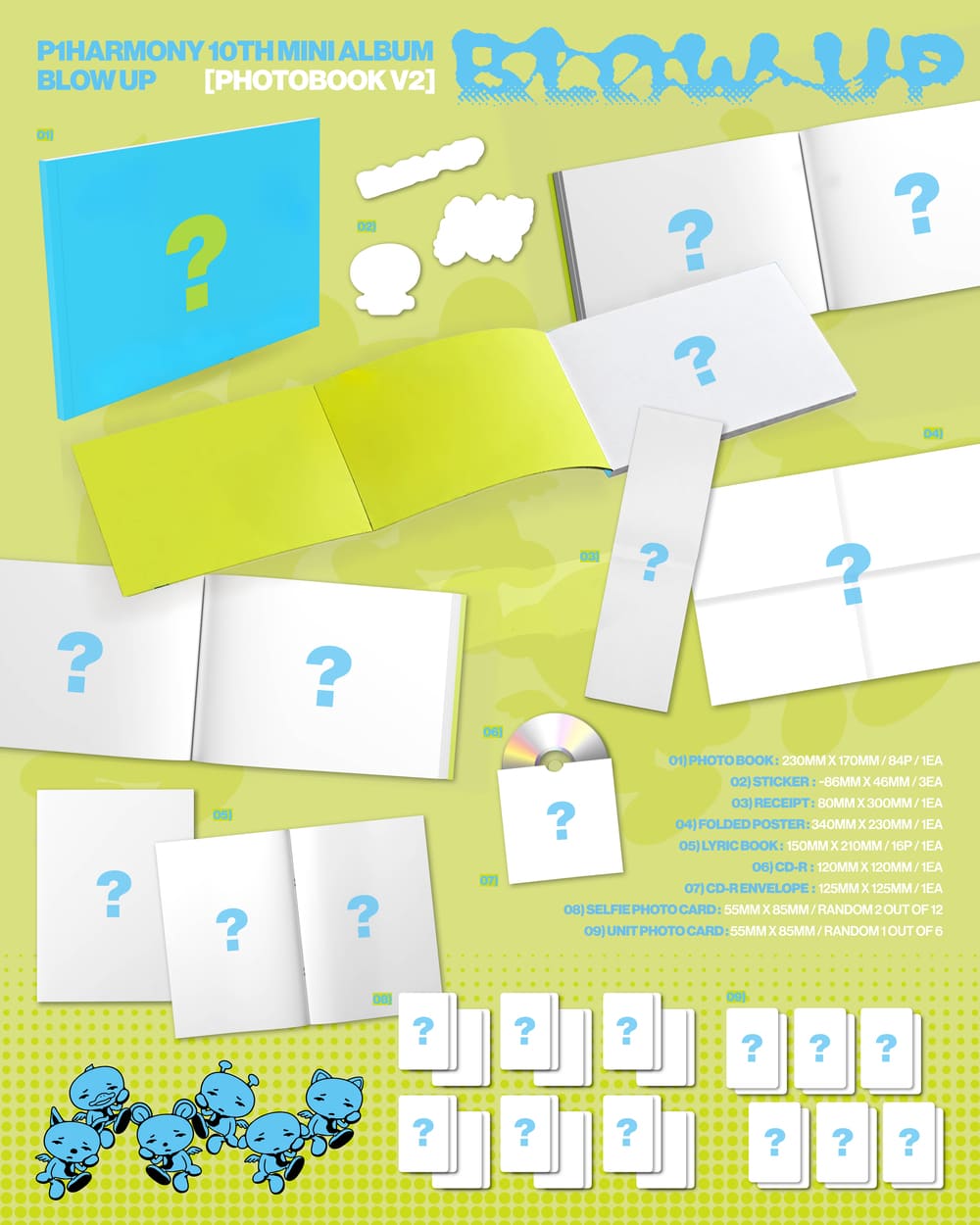 (Pre-Order) P1Harmony - BLOW UP - 10th Mini Album (Photobook Ver.)