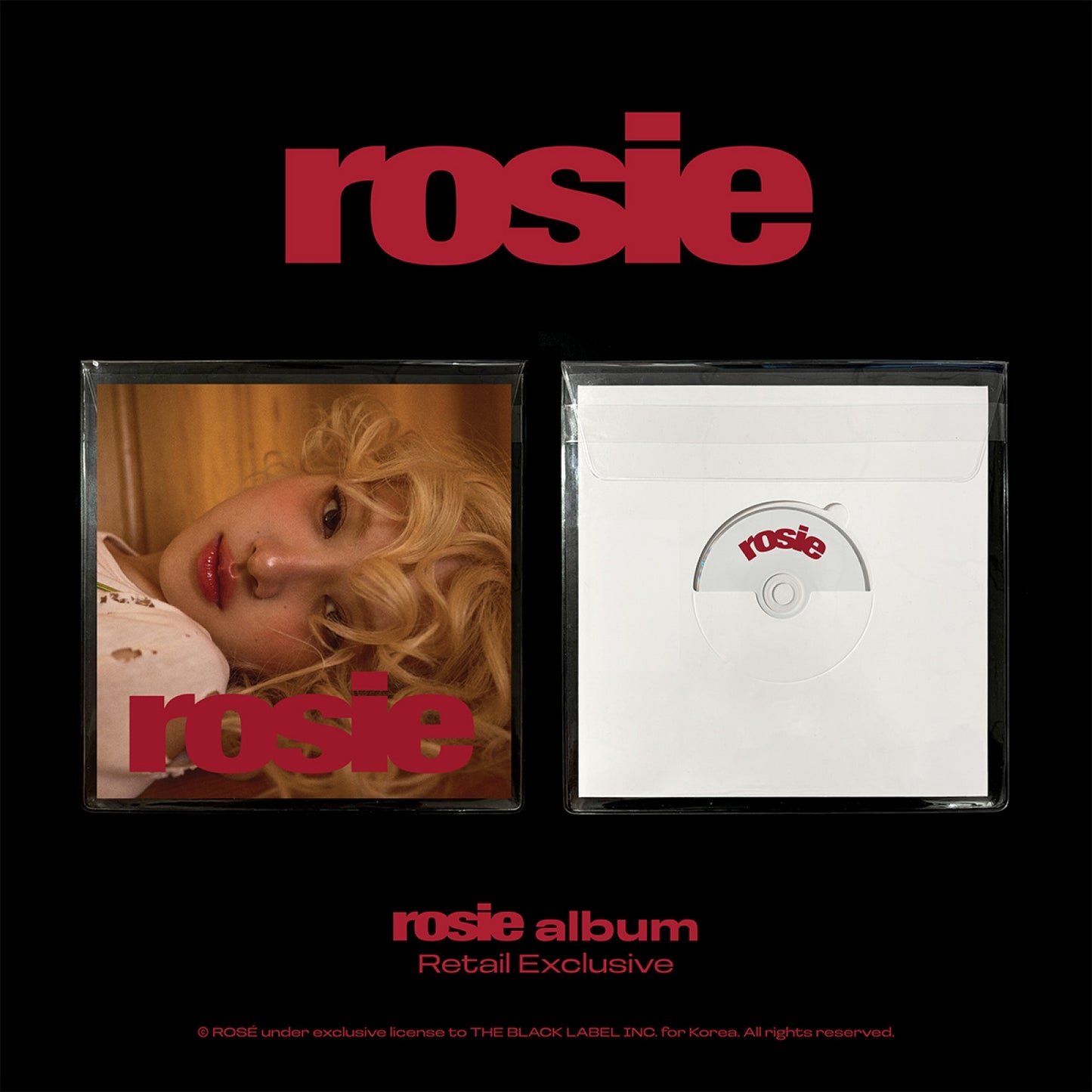 Rosé (BLACKPINK) - rosie - 1st Studio Album (Retail Exclusive Ver.)