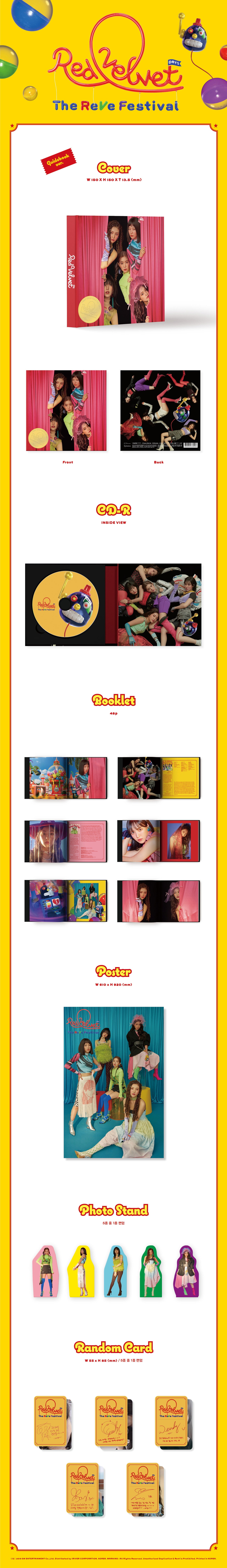 Red Velvet - The ReVe Festival Day 1- Mini Album (Guide Book ver.)