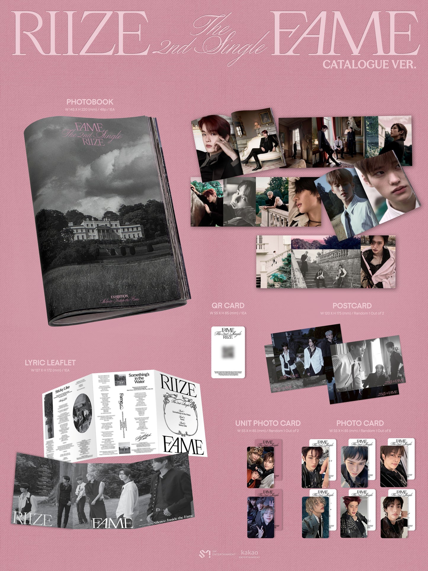 RIIZE - FAME - 2nd Single Album (Catalogue Ver.)
