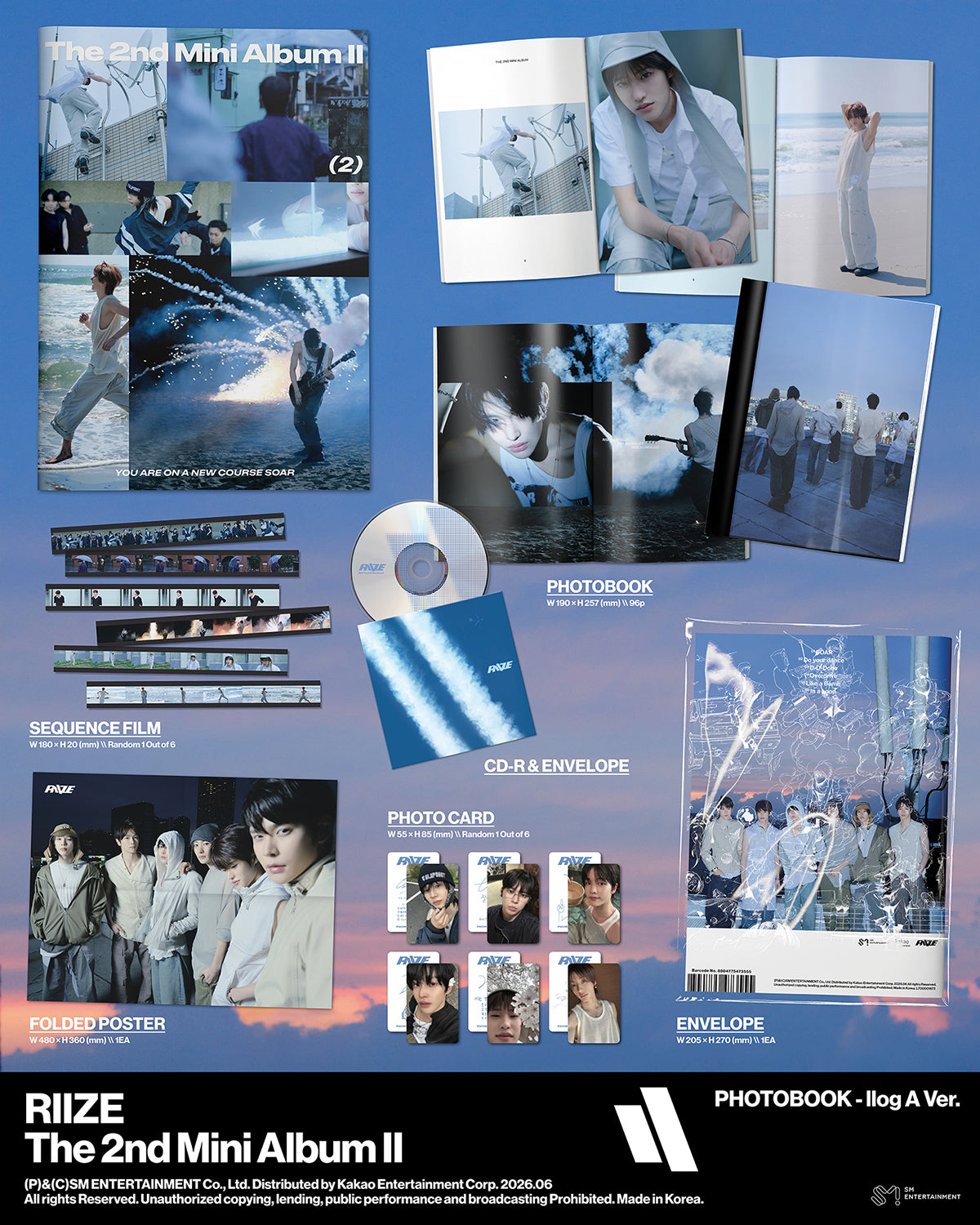 (Pre-Order + POB) RIIZE - II - 2nd Mini Album (Photobook Ver.)