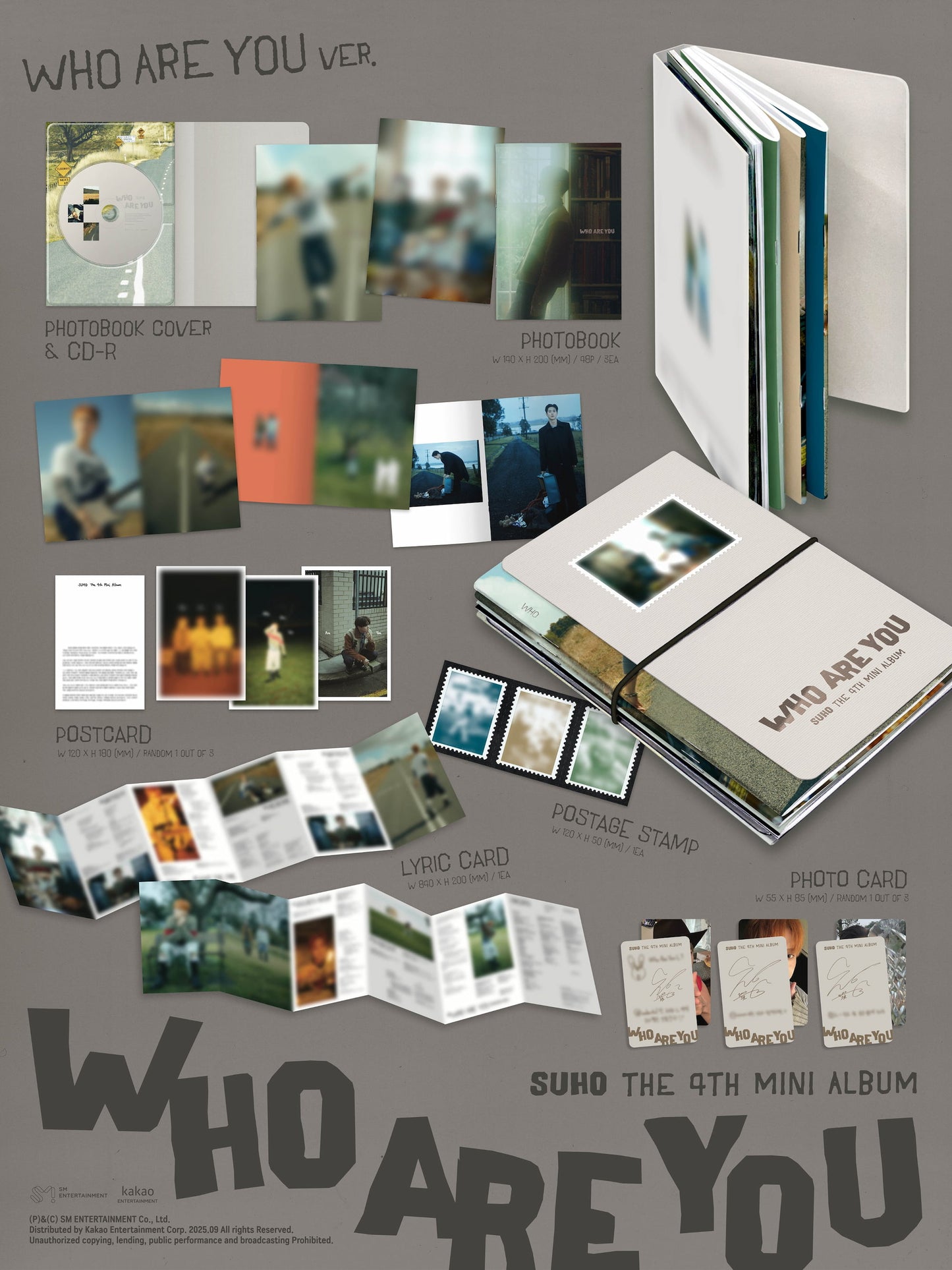 SUHO (EXO) - Who Are You - 4th Mini Album (Who Are You Ver.)